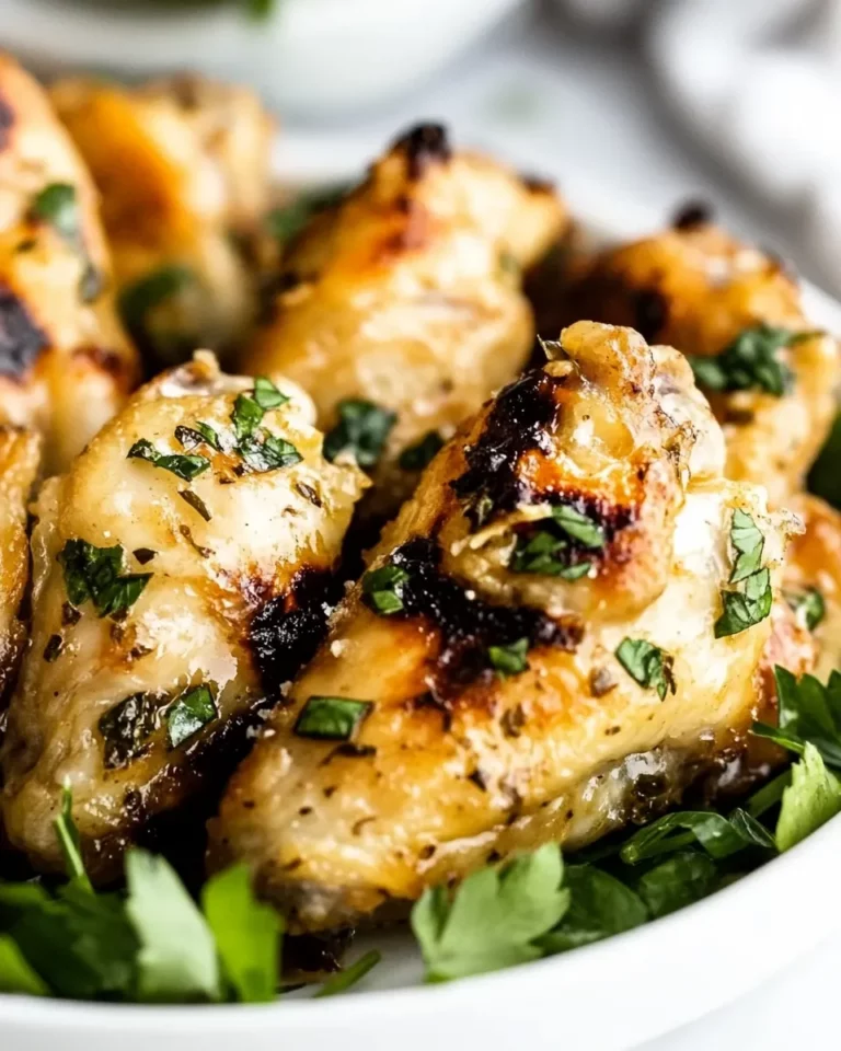 Air Fryer Garlic Parmesan Chicken Wings