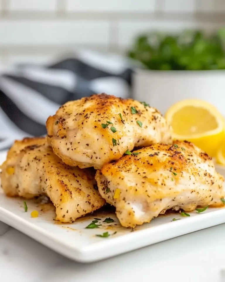 Air Fryer Lemon Pepper Chicken Thighs
