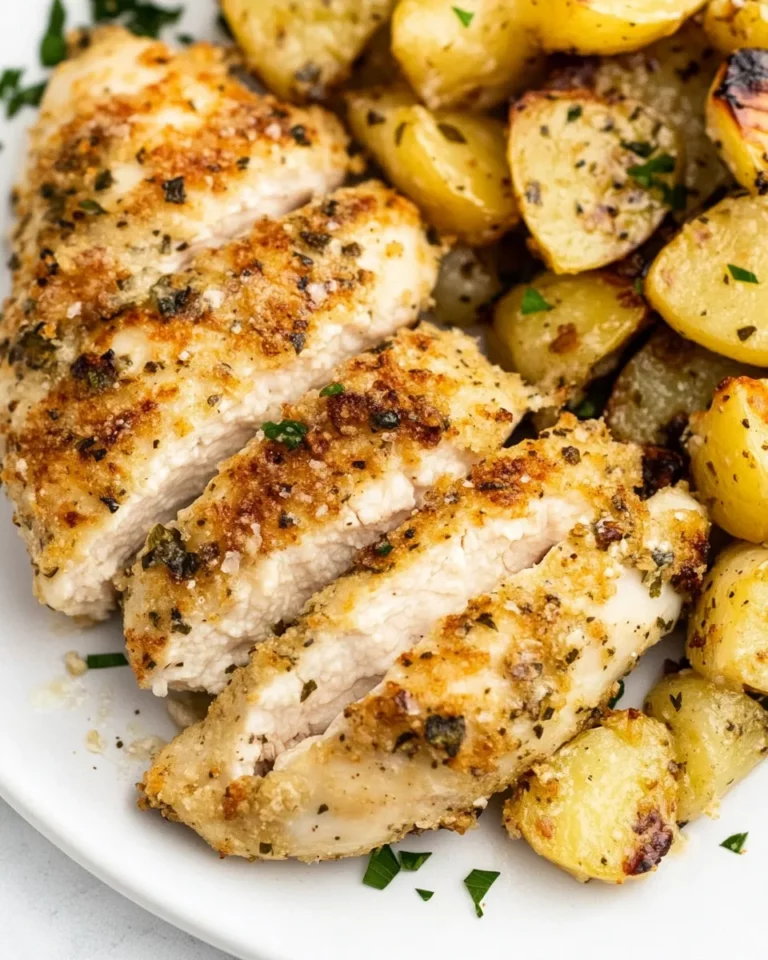 Air Fryer Parmesan Crusted Chicken