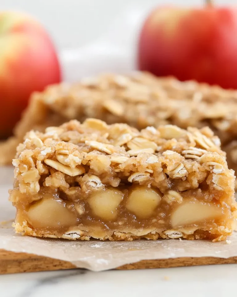 Apple Pie Oatmeal Bars
