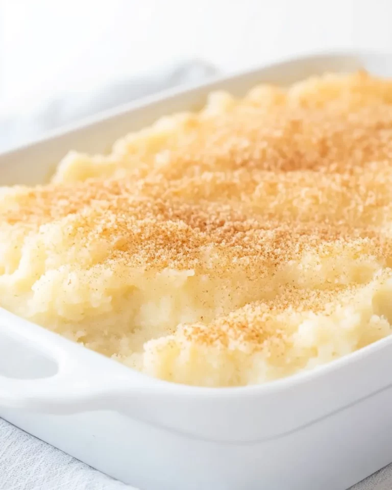 Baked Garlic Mashed Potatoes