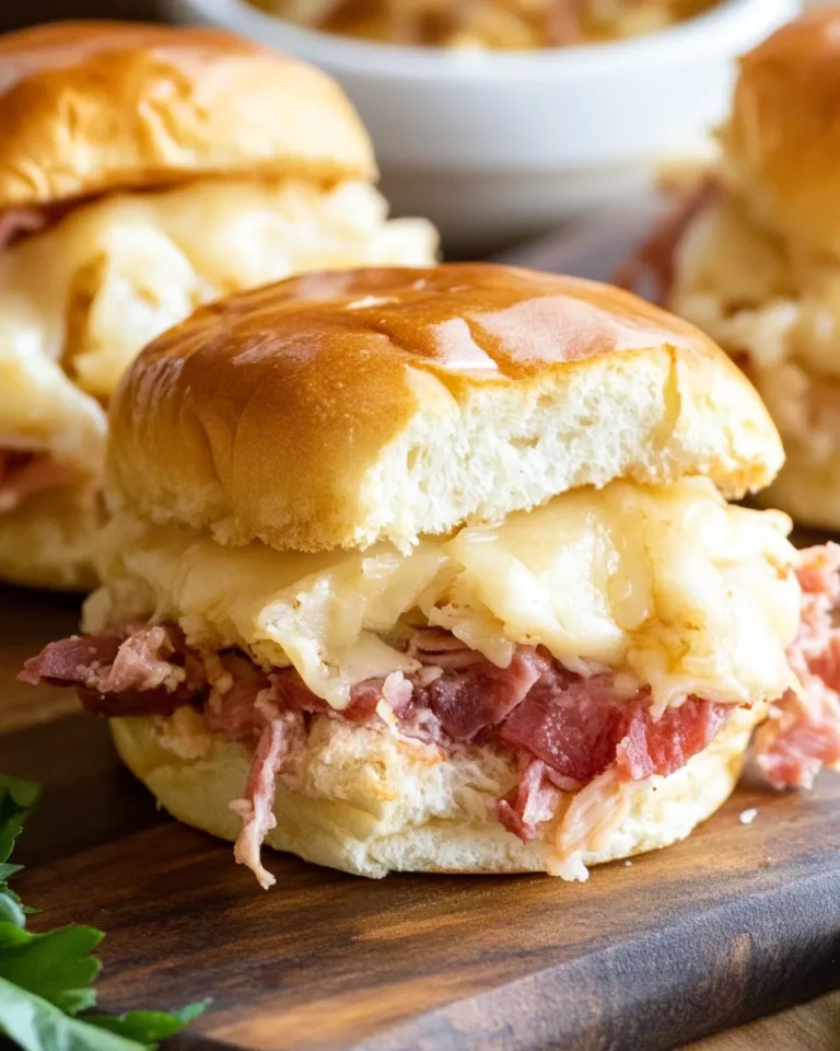 Baked Reuben Sliders