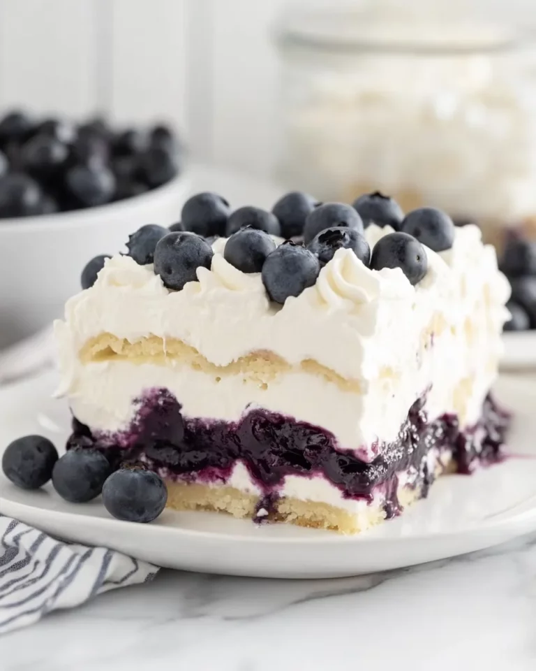 Blueberry Lasagna Dessert