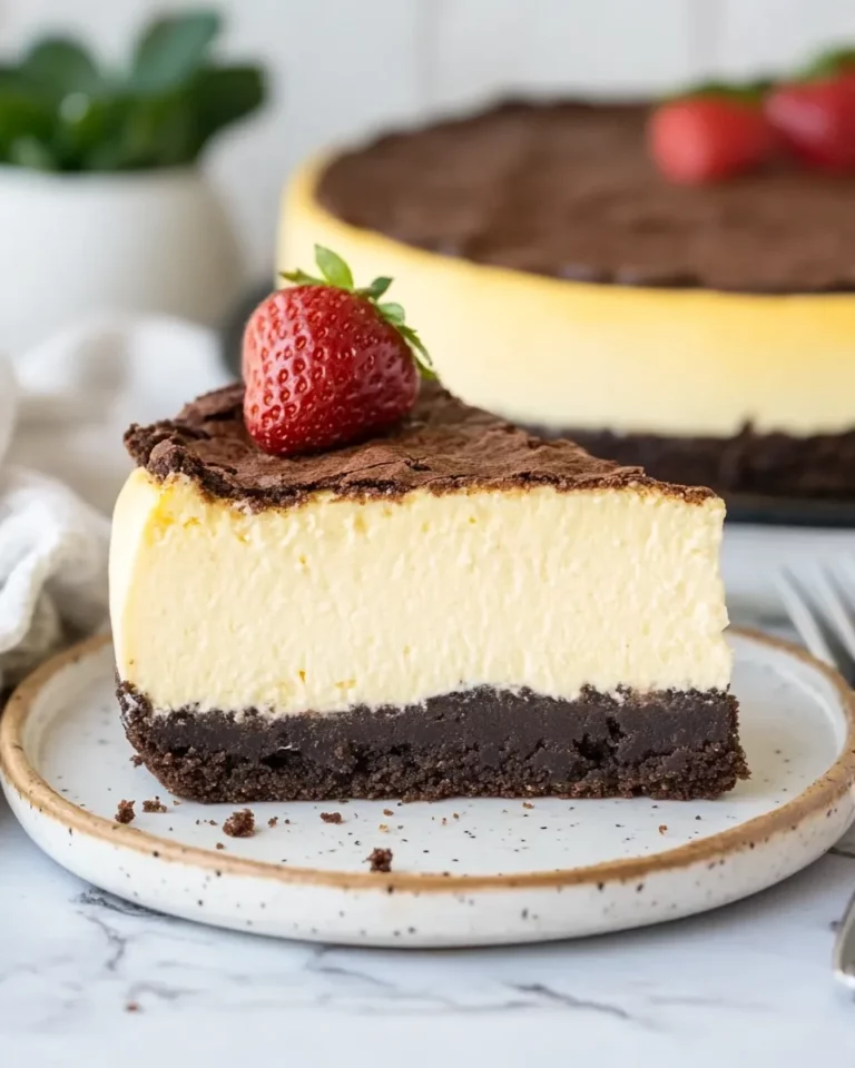 Brownie Bottom Cheesecake