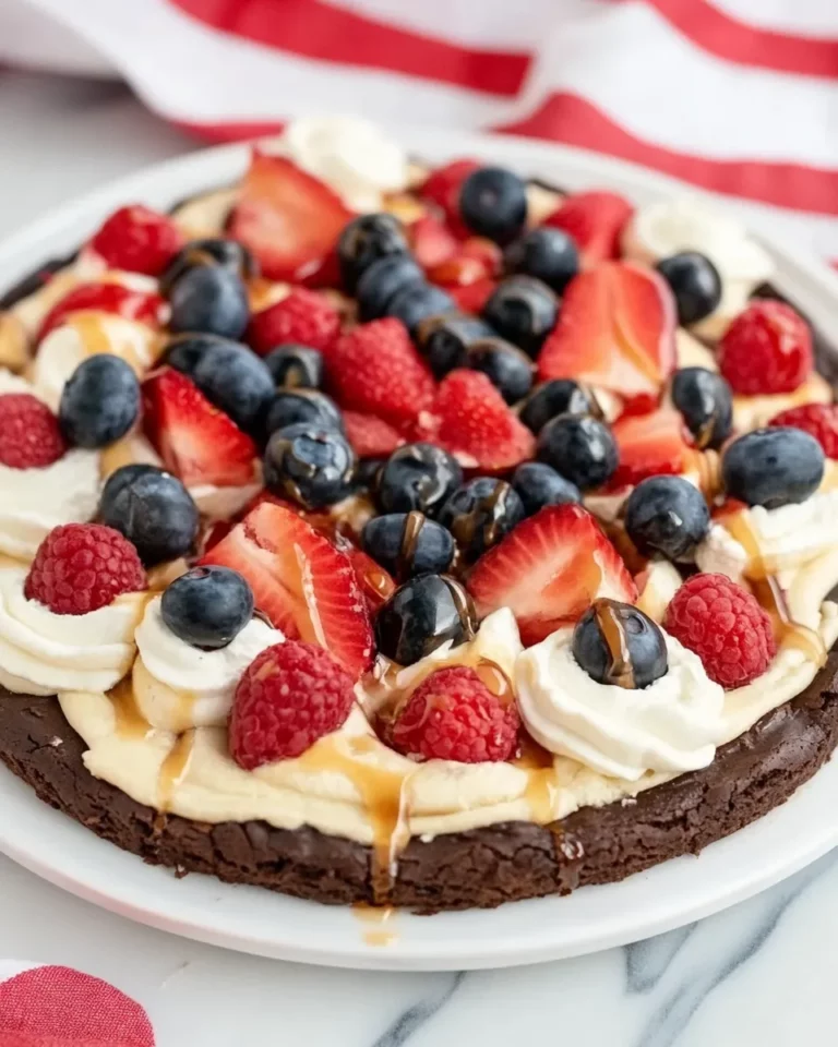 Brownie Fruit Pizza