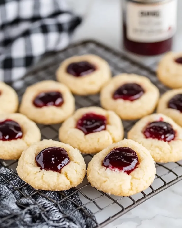 Cake Mix Thumbprint Cookies