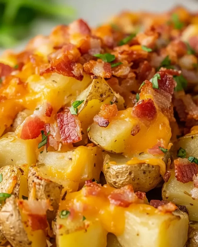 Cheesy Bacon Oven Potatoes