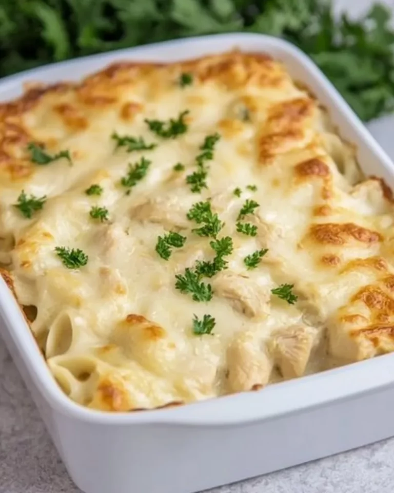 Chicken Alfredo Casserole