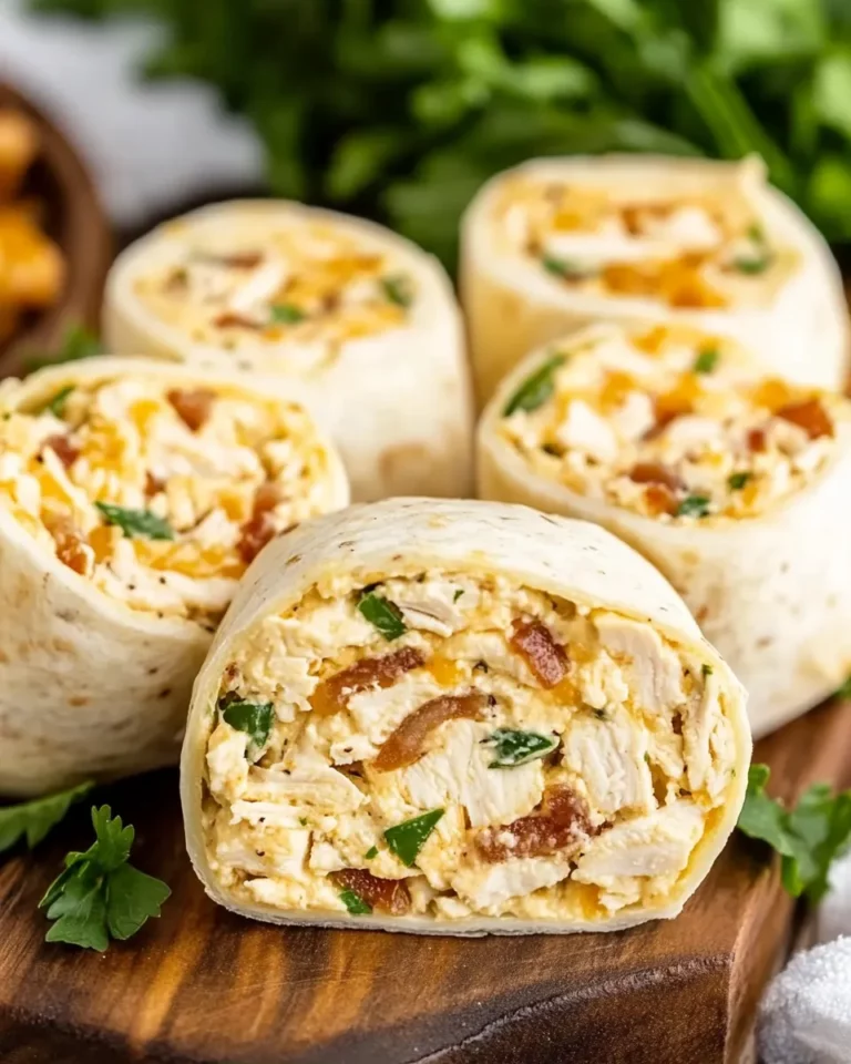 Chicken Bacon Ranch Pinwheels