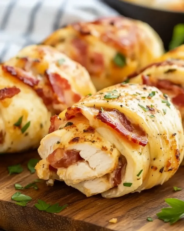 Chicken Bacon Roll Ups