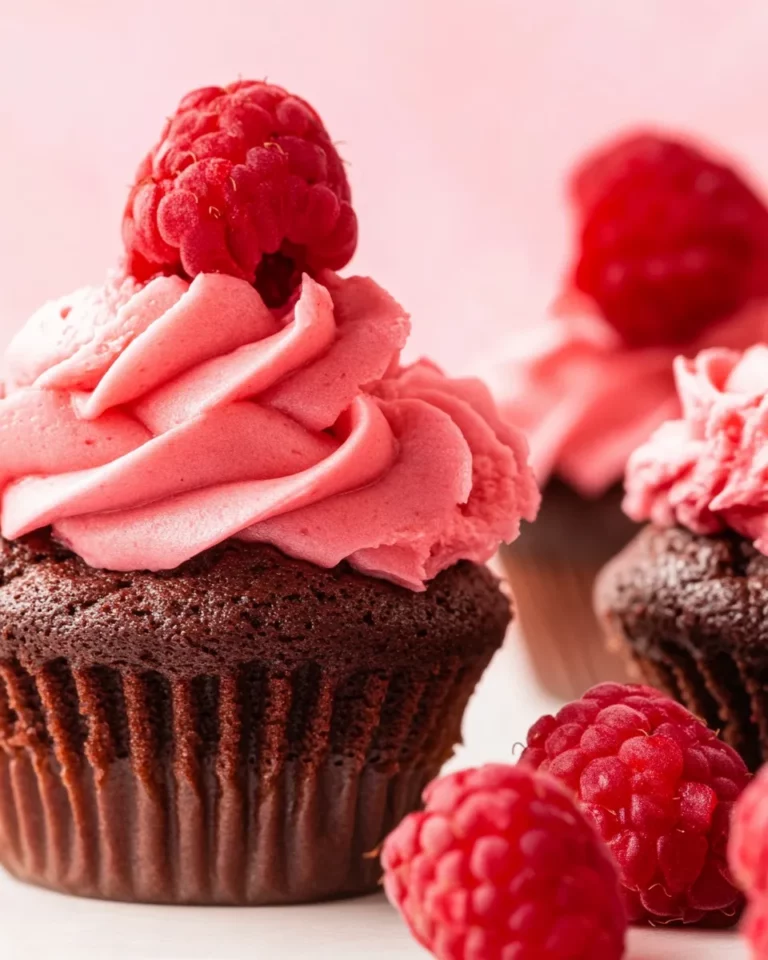 Chocolate Raspberry Cupcakes