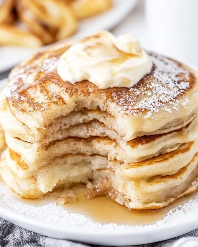 Cinnamon Roll Pancakes