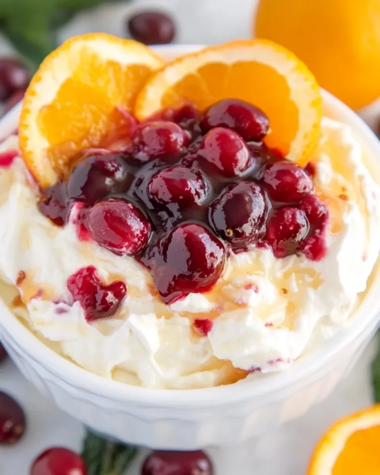 Cranberry Orange Dessert Dip