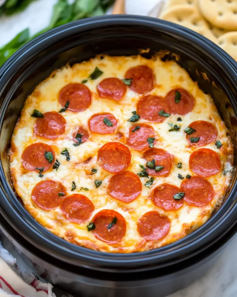 Crock Pot Pizza Dip