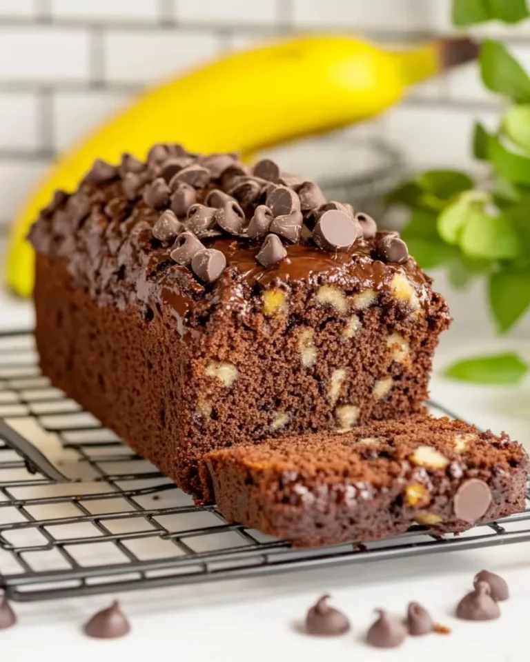 Double Chocolate Banana Bread