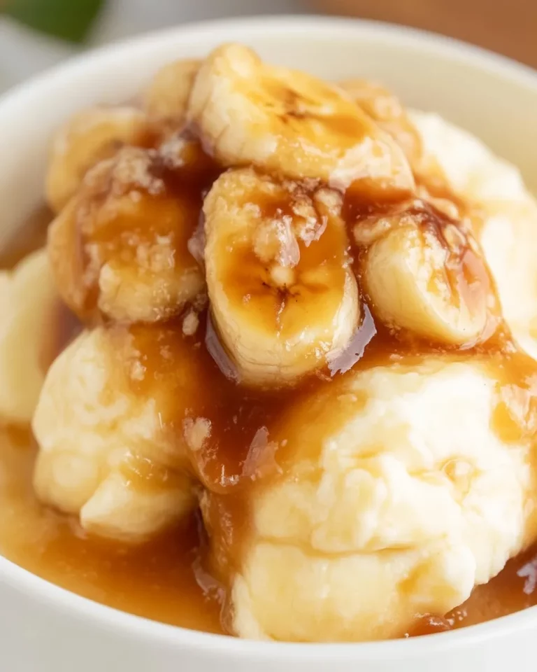 Easy Bananas Foster Topping