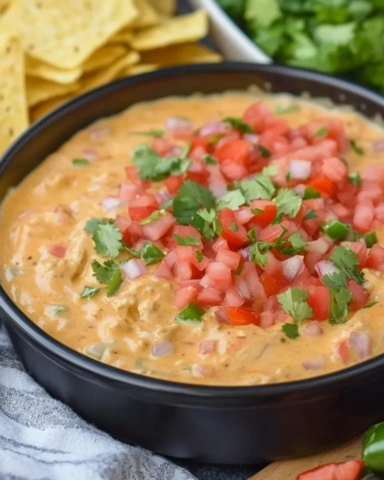 Easy Chicken Queso Dip