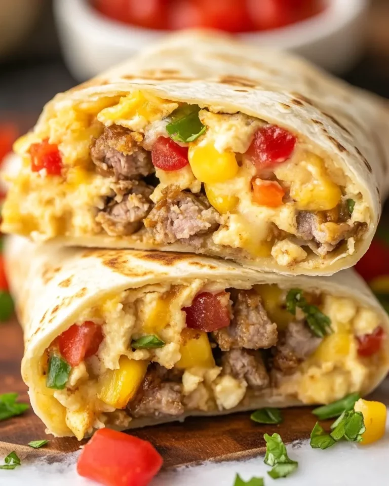 Freezer Breakfast Burritos