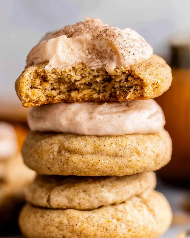 Frosted Pumpkin Snickerdoodles
