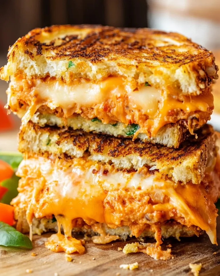 Keto Cauliflower Grilled Cheese