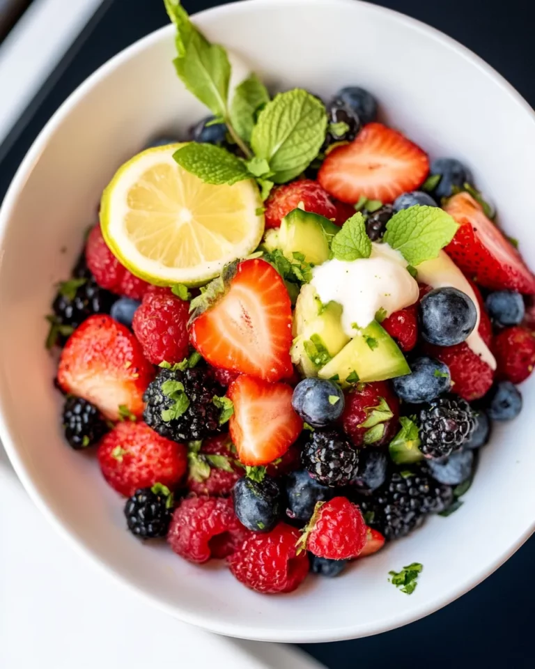 Lemon Lime Berry Salad