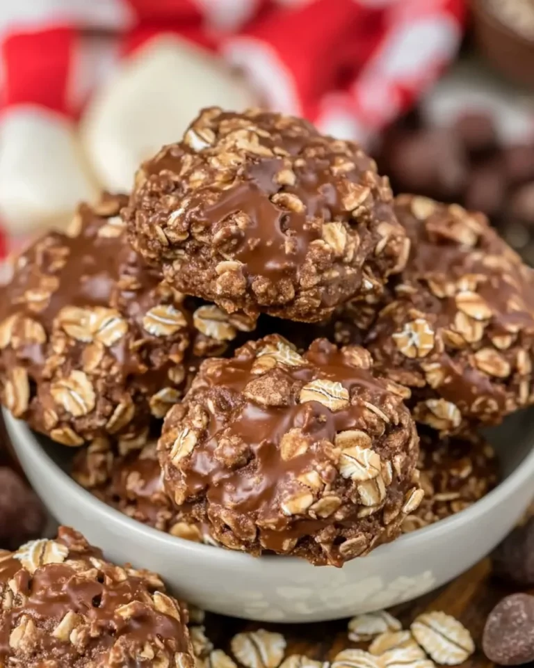No Bake Oatmeal Cookies