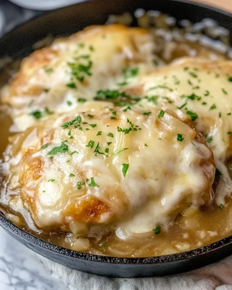Skillet French Onion Chicken