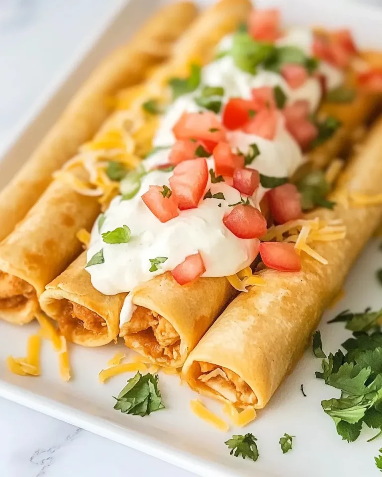 Slow Cooker Chicken Taquitos