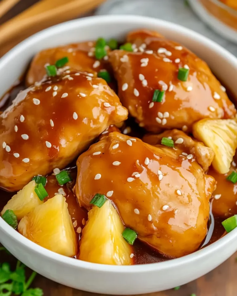 Slow Cooker Pineapple Teriyaki Chicken