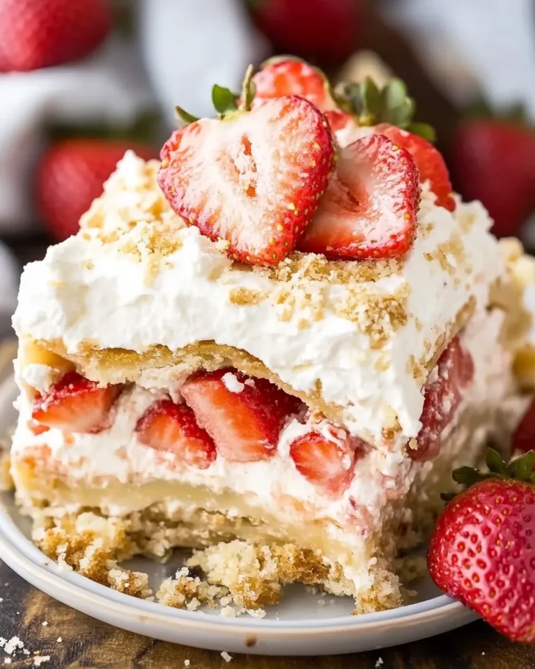 Strawberry Cheesecake Lasagna