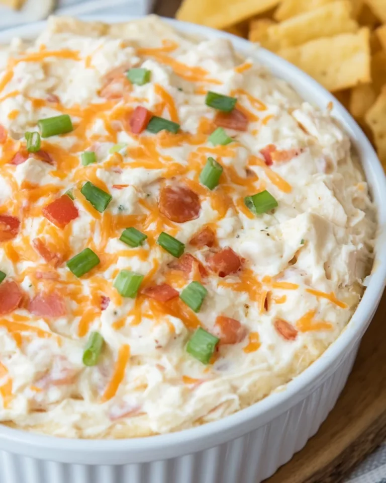 Ultimate Loaded Garlic Chicken Dip