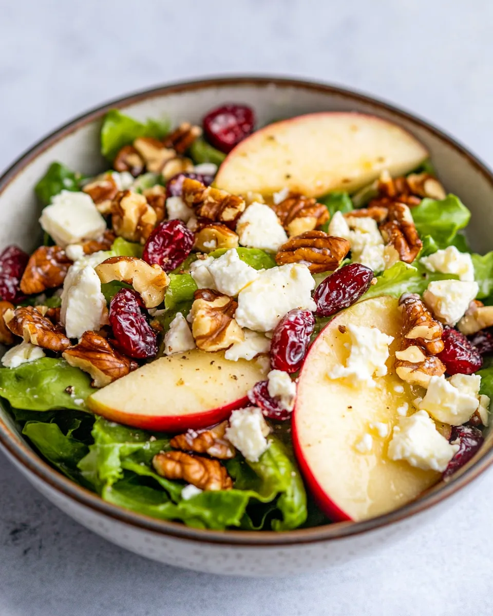 Classic Apple Walnut Salad dish photo