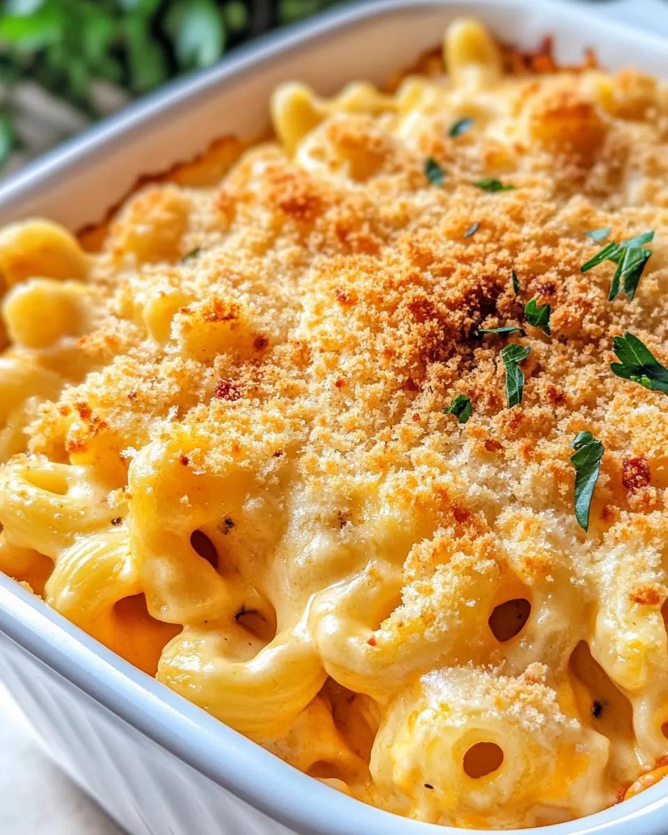 Easy Baked Mac and Cheese recipe photo