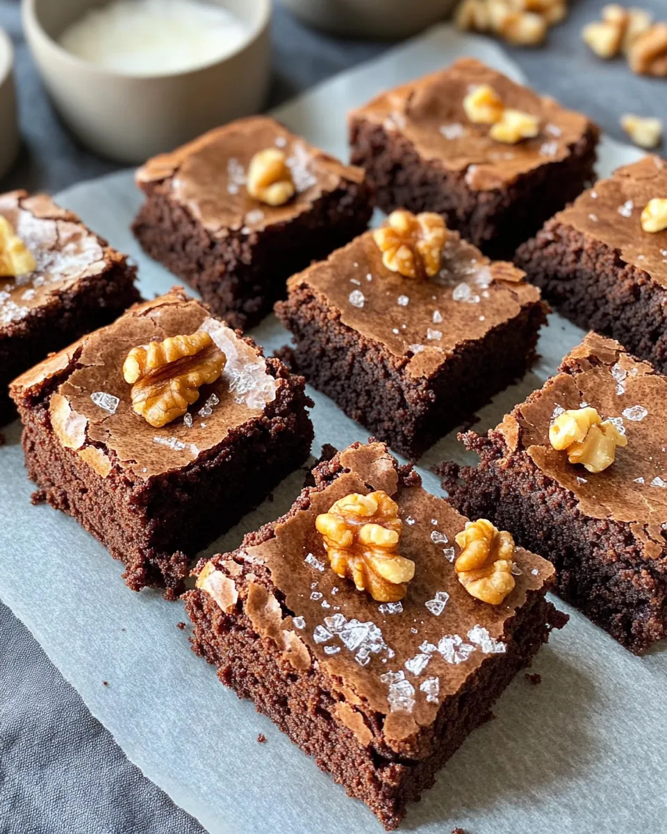 Easy Bat Wing Brown Butter Brownies recipe photo