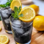 Homemade Black Magic Charcoal Lemonade photo