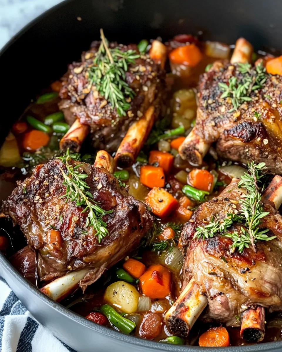 Delicious Braised Lamb Shanks image