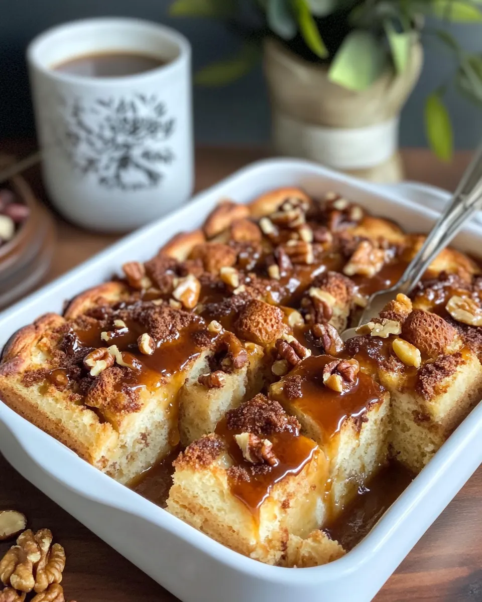 Classic Bread Pudding with Caramel Sauce dish photo