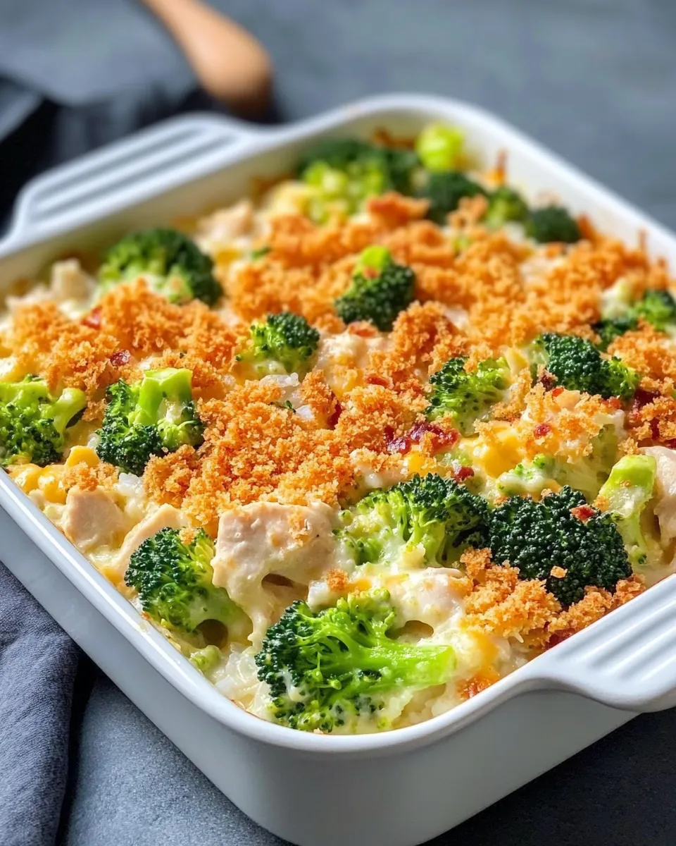 Easy Broccoli Cheese Casserole recipe photo
