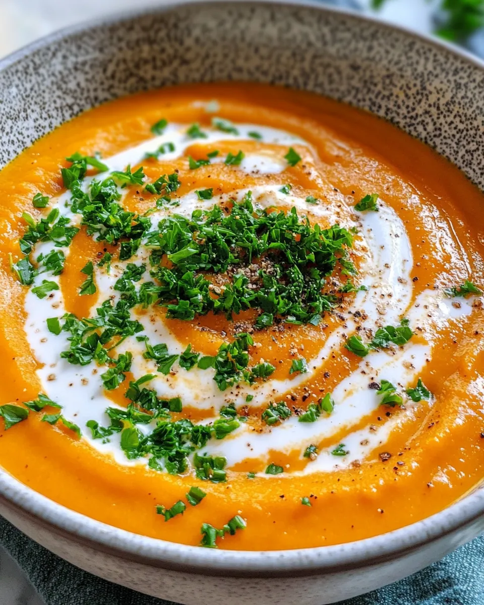 Classic Butternut Squash Soup food shot
