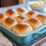 Homemade Buttery Dinner Rolls photo