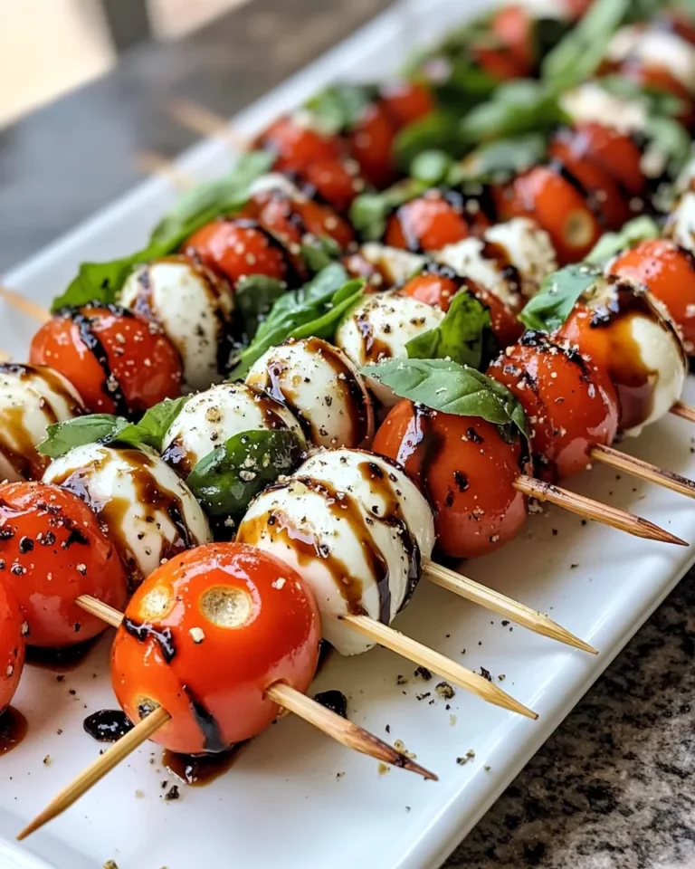 Homemade Caprese Skewers photo
