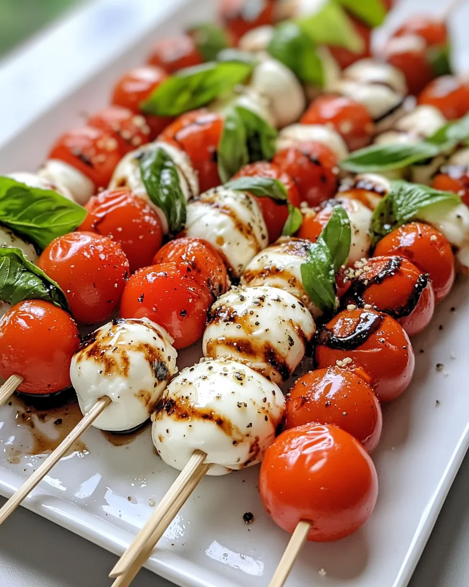 Easy Caprese Skewers recipe photo