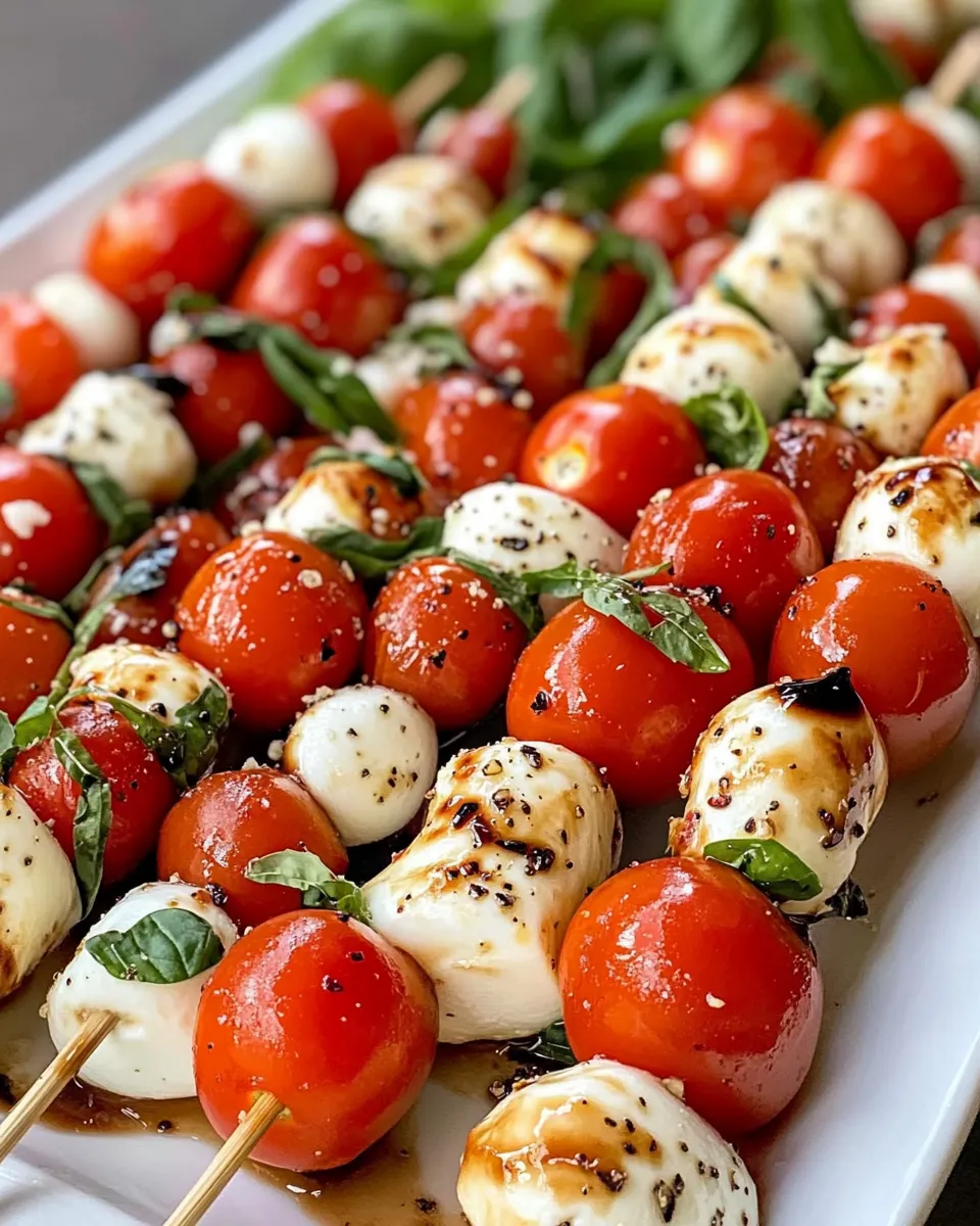 Delicious Caprese Skewers dish photo