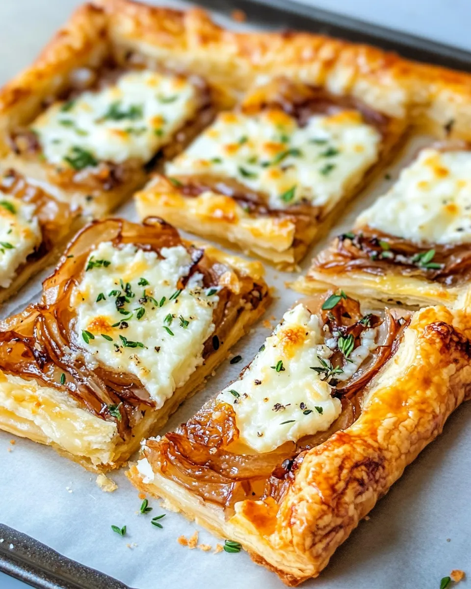 Classic Caramelized Onion Tart dish photo