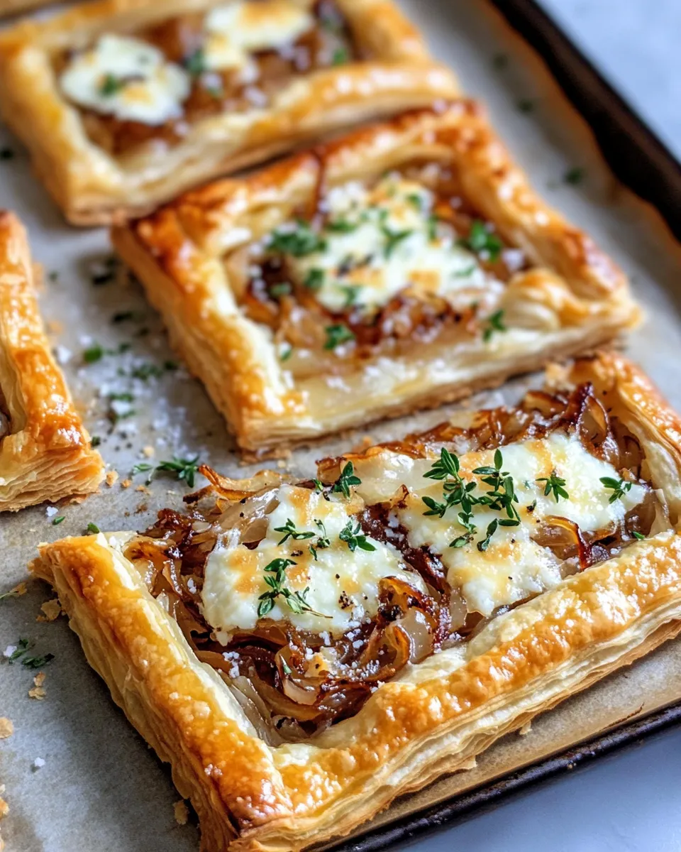 Easy Caramelized Onion Tart food shot