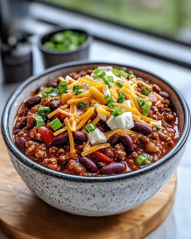 Homemade Cauldron Chili with Cheddar Web recipe photo