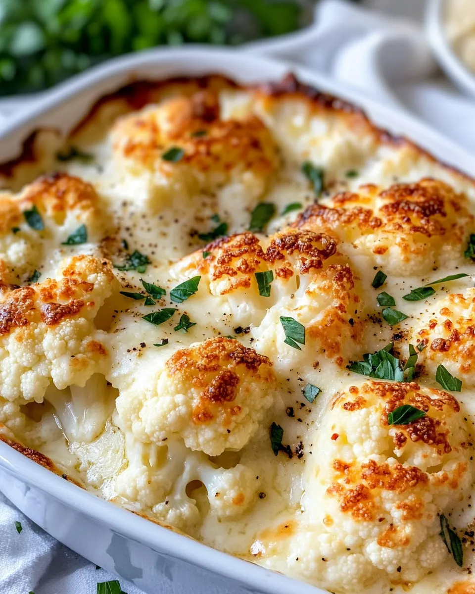 Easy Cauliflower Gratin food shot