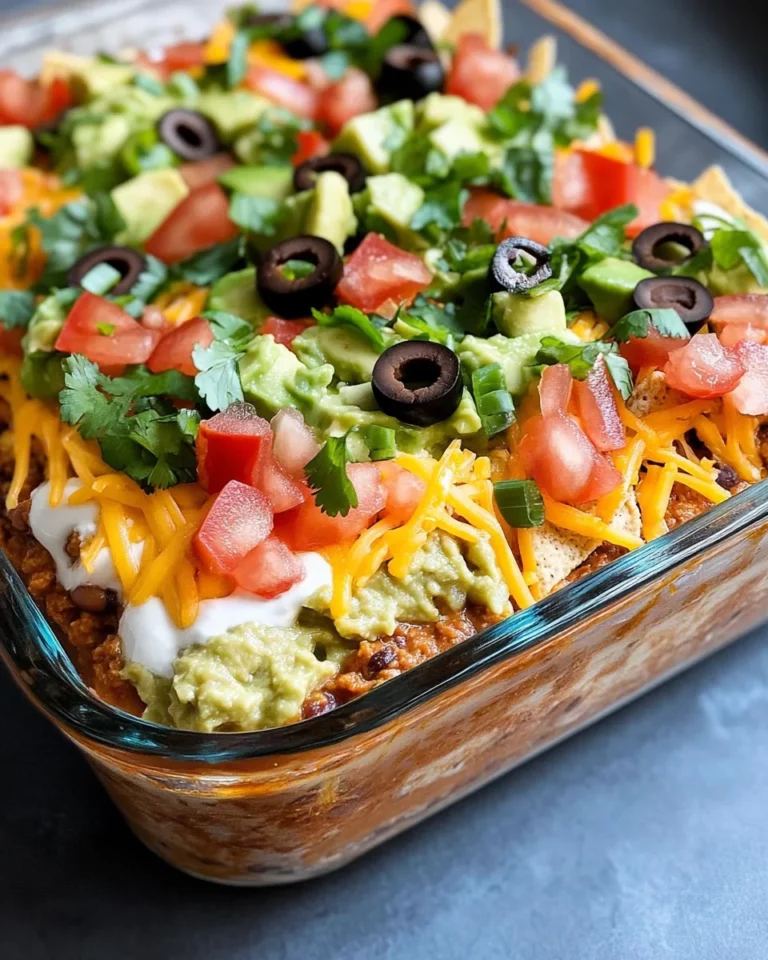 Homemade Cemetery Seven-Layer Dip photo