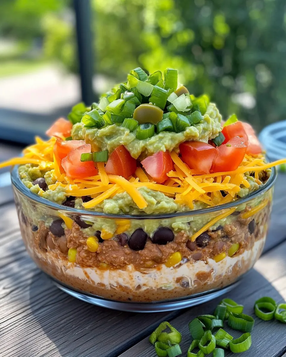 Delicious Cemetery Seven-Layer Dip dish photo