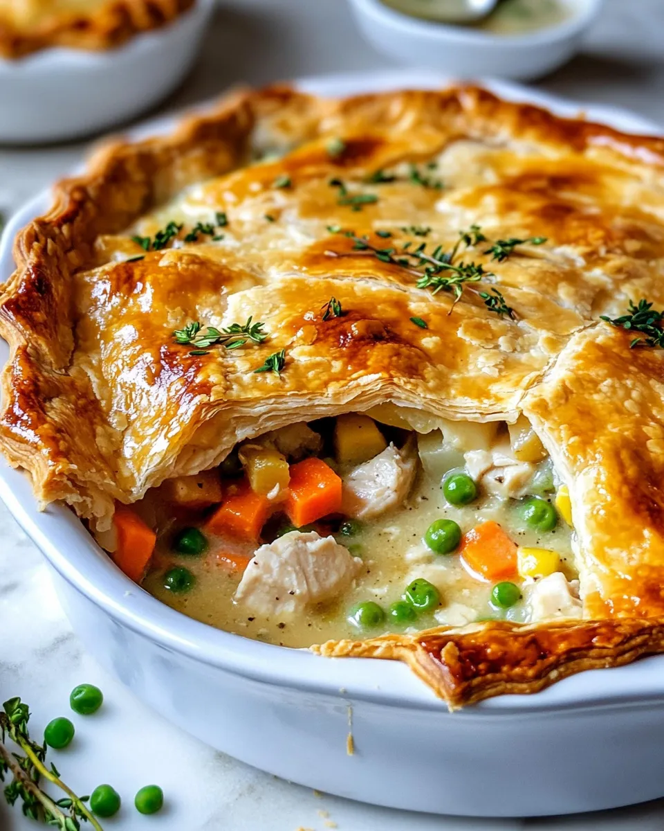 Easy Chicken Pot Pie recipe photo